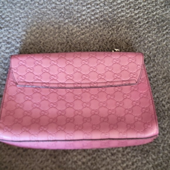 FIRM NO OFFERS SALE ONLY NO TRADE Gucci Pink Tassel Emily Medium Size - Picture 7 of 12